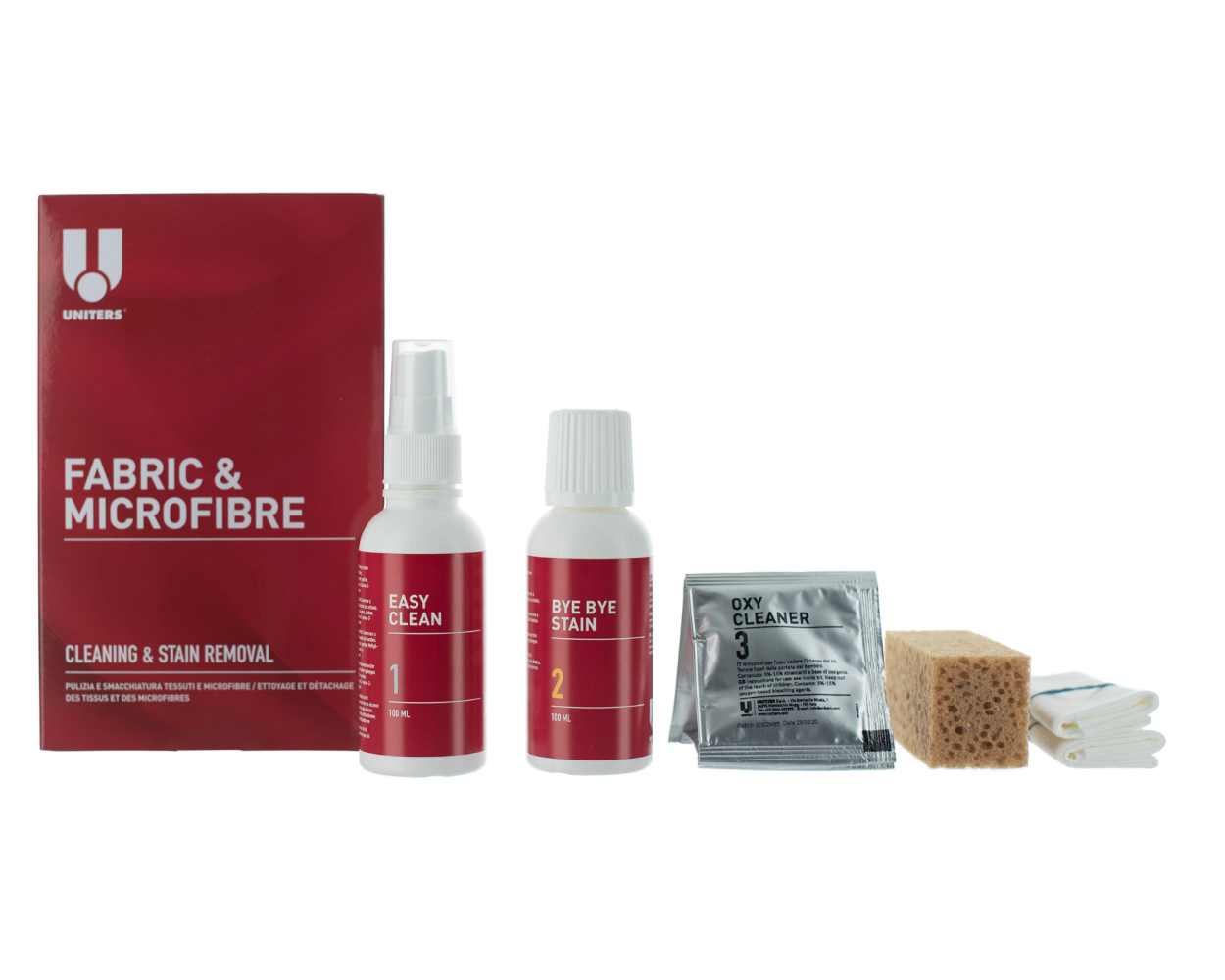 Uniters Fabric & Microfibre Cleaning & Stain Removal Kit